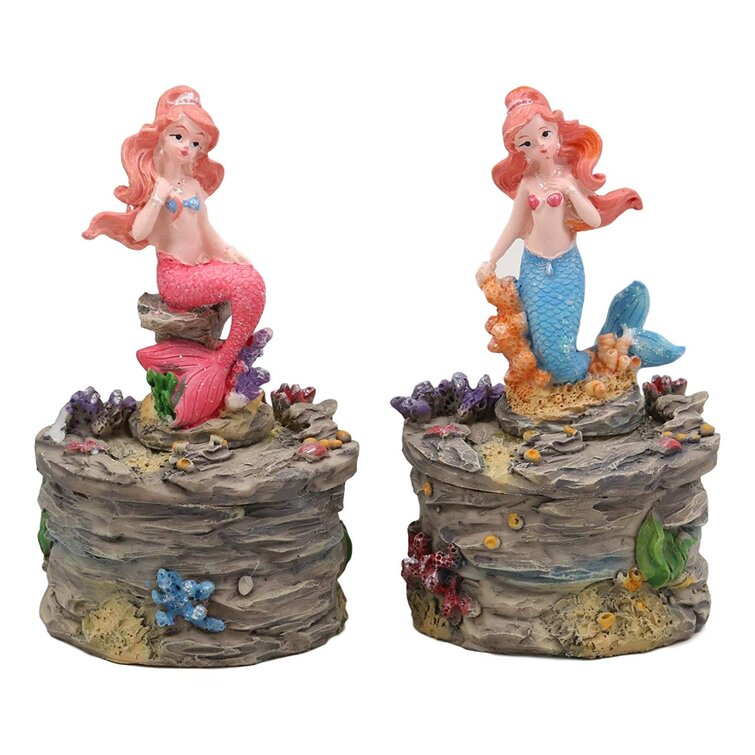 Breakwater Bay Resin Jewelry Box + Figurine Included | Wayfair